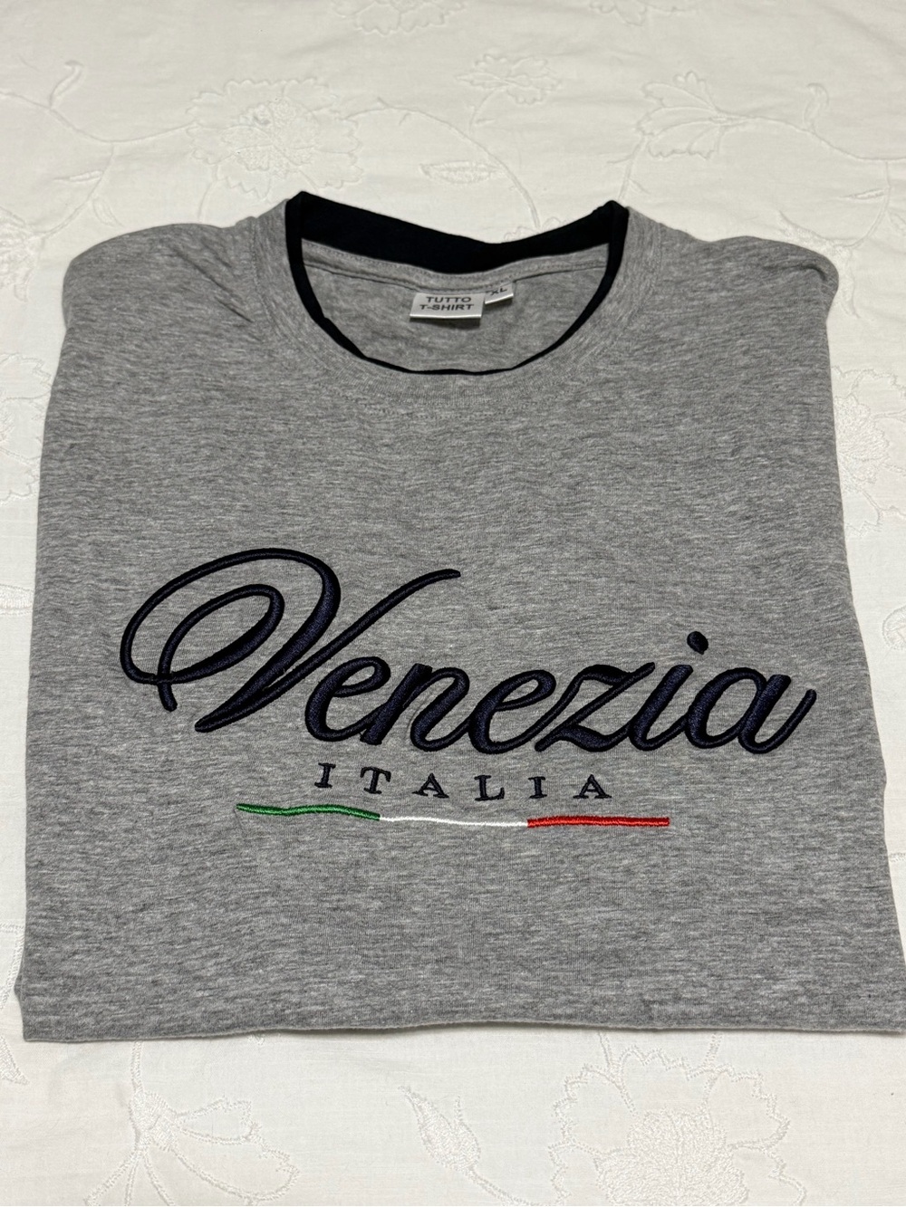 Venezia Italia Grey Crewneck Shirt Graphic Shirt Italy Shirt
